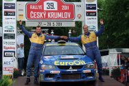 Rallye Český Krumlov: Dojezd do cíle soutěže - Pech / Uhel